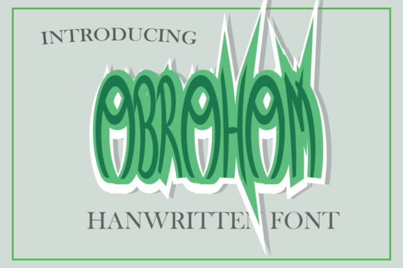 Abraham Font for Bold Branding and Halloween Designs