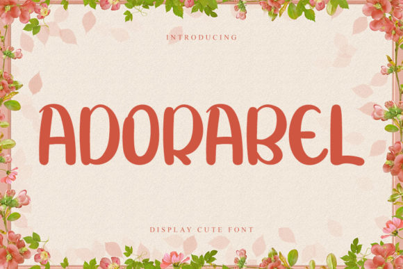 Adorabel Font: A Simple, Stylish Choice for Your Brand