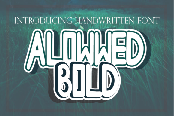 Allowwedbold Font: A Fantasy-Inspired Typeface for Creative Makers