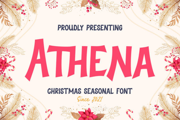Athena Display Font for Bold Branding and Business Materials