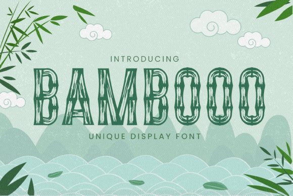 Bambooo: A Modern Display Font for Creative Publishing