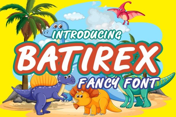 Batirex: A Friendly Display Font for Creative Branding Projects