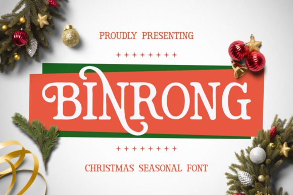 Binrong Font for Bold Digital Branding