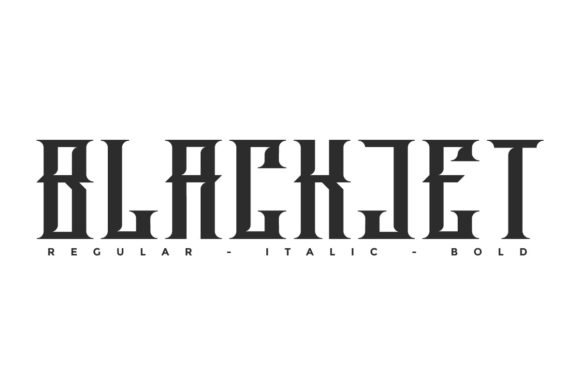 Blackjet Font: A Bold Typeface for Creative Makers