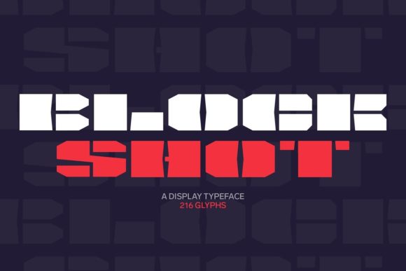 Block Shot Font for High-Impact Campaign Design
