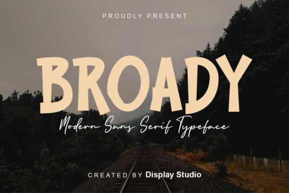 Broady Font for a Professional and Modern Brand Identity