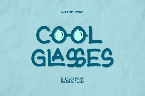 Cool Glasses Font Adds Playful Pop to Campaign Design