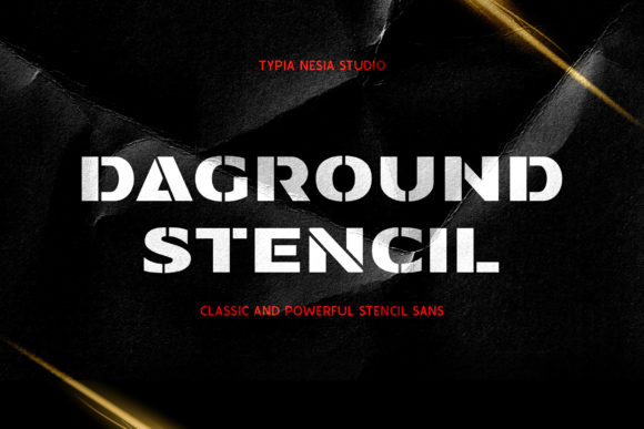 Daground Font: A Display Typeface for Crafters and Creative Sellers