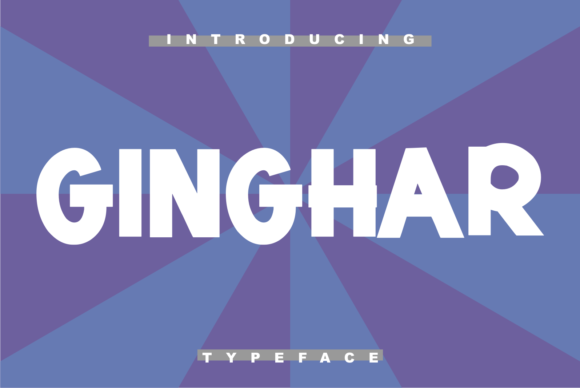 Ginghar Display Font Review for Creative Branding Projects