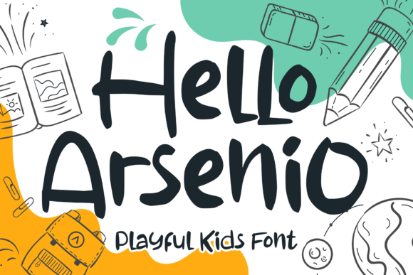 Hello Arsenio Font: A Playful Display Typeface for Stronger Campaigns