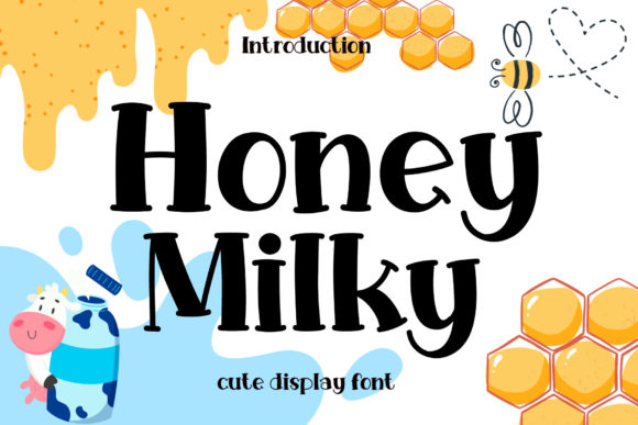 Honey Milky Font: A Handwritten Typeface That Brightens Your Brand