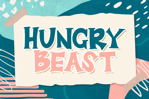 Hungry Beast Font for Creative Branding and Kids-Friendly Design
