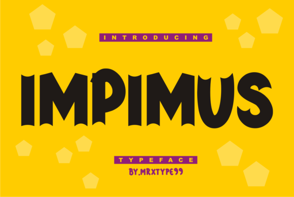 Impimus Display Font for Stronger Visual Impact