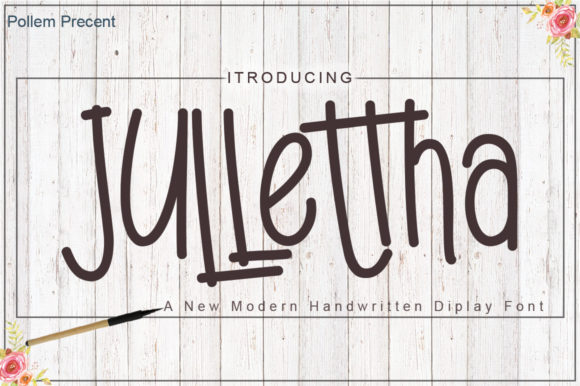 Jullettha and Mellita: A Quirky Display Font for Creative Projects