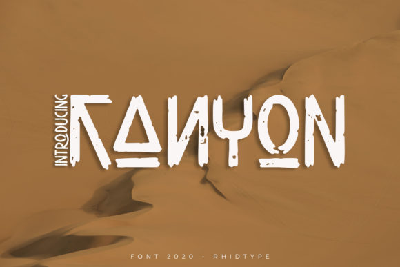 Kanyon Font: A Stylish Display Type for Bold Designs
