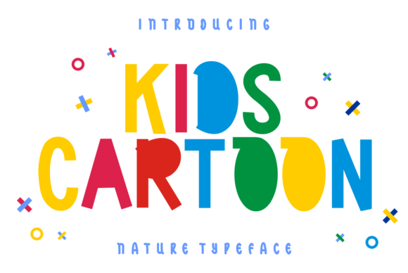 Kids Cartoon Font for Creative Branding and Display Projects