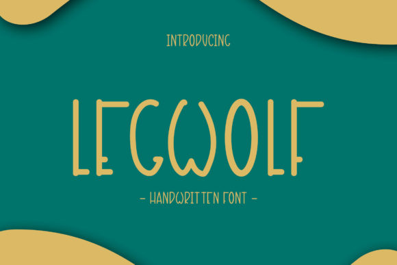 Legwolf — A Bold Display Font for Creative Projects