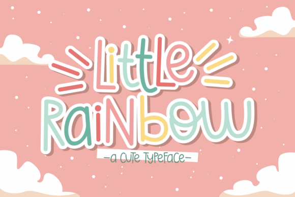 Little Rainbow: A Playful Typeface for Creative Crafting