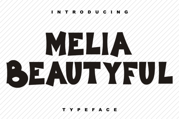 Melia Beautyful Font for Craft Creations and Commercial Designs