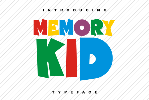 Memory Kid Font for Editorial Design