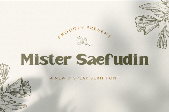 Mister Saefudin Font for Business Branding and Design