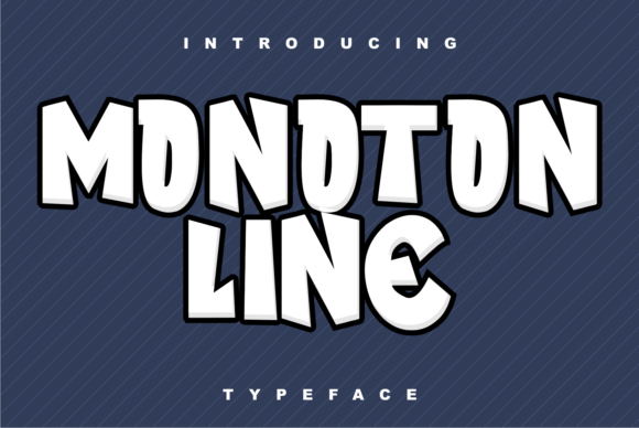 Monoton Line Font for Polished Branding and Display Design
