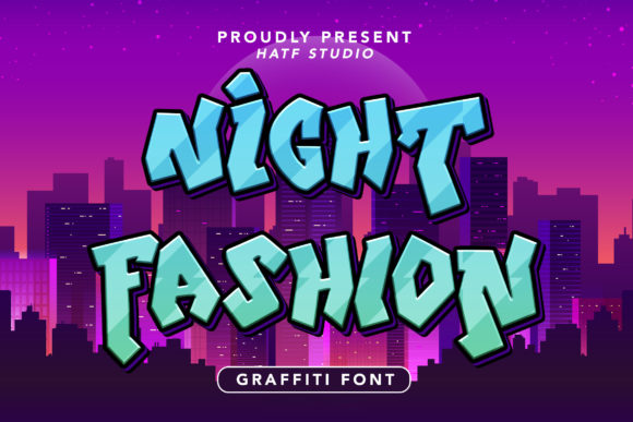 Night Fashion Font for Editorial Design Projects