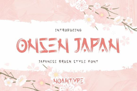 Onsen Japan: A Versatile Display Font for Creative Projects