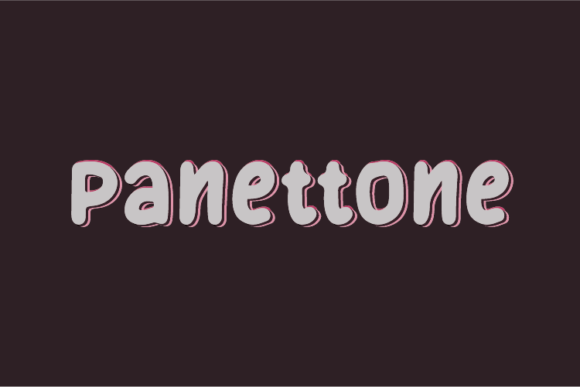 Panettone Font: A Display Typeface for Digital Branding