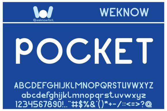 Pocket Display Font for Modern Web Design and Branding