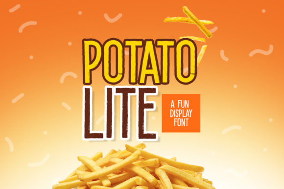 Potato Lite: A Playful Display Font for Creative Designs