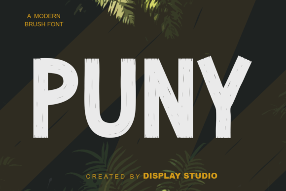 Puny Font for Makers Who Love Display Typography