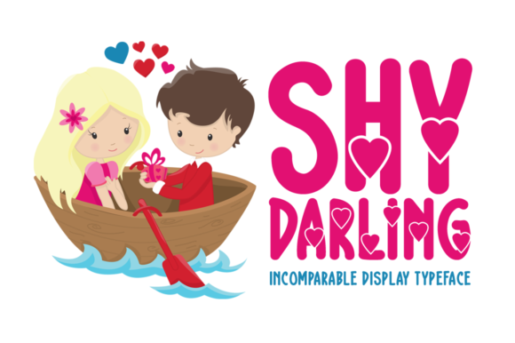 Shy Darling Font in Branding Projects