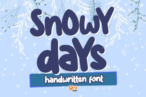 Snowy Days Font for Modern Web Design and Branding