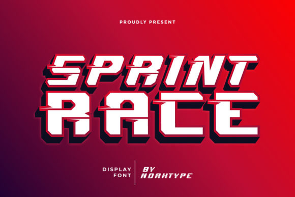 Sprint Race Font for Bold Branding and Dynamic Typography