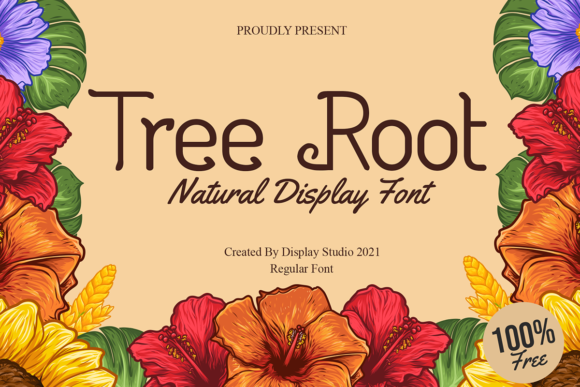 Tree Root Font: A Natural Display Typeface for Creative Branding