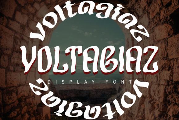 Voltagiaz Font: A Bold Display Typeface for Memorable Branding