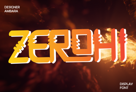 Zerohi Font for Game-Inspired Editorial Design